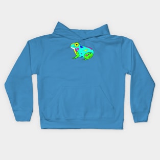 Caribbean Pobblebonk Frog Kids Hoodie